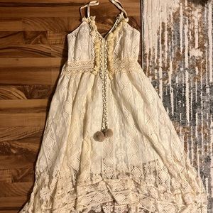 Ivory lace dress